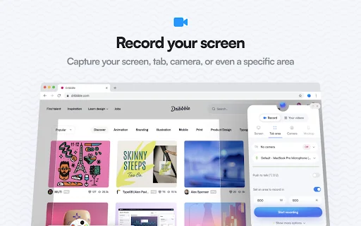 Screenity: Gravador de Tela Gratuito e Privado para Chrome - Screenshot 1