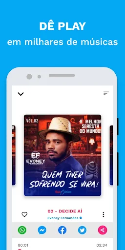 Baixar Sua Música: O Melhor App de Músicas Brasileiras e Forró - Screenshot 8
