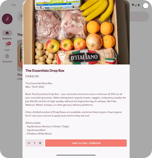 Baixe Tre’dish Groceries – Economize nas Compras Mensais - Screenshot 8