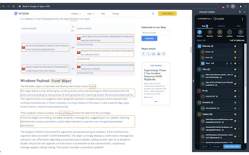 Anomali Copilot: O Assistente de Cibersegurança Essencial - Screenshot 1