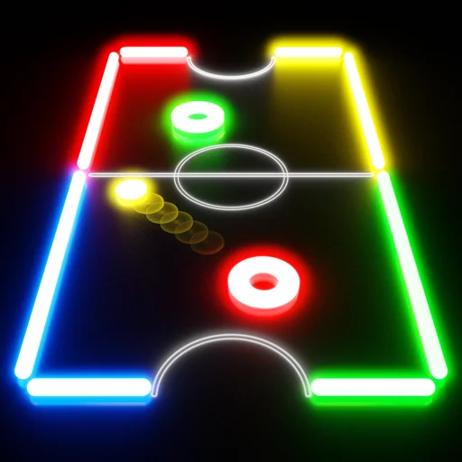 Glow Hockey: O Melhor Jogo de Air Hockey para Android Grátis