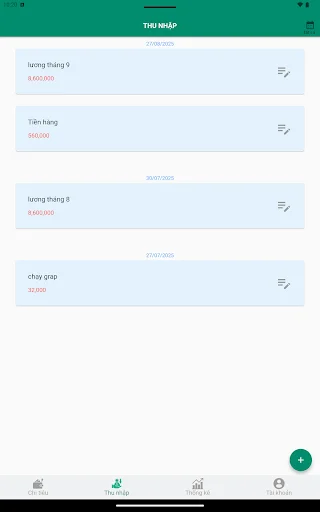 Baixar Thu Chi: Gerenciador de Finanças Pessoais Grátis - Screenshot 7