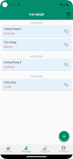 Baixar Thu Chi: Gerenciador de Finanças Pessoais Grátis - Screenshot 4