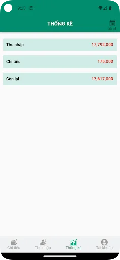 Baixar Thu Chi: Gerenciador de Finanças Pessoais Grátis - Screenshot 5