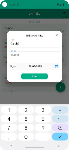 Baixar Thu Chi: Gerenciador de Finanças Pessoais Grátis - Screenshot 2